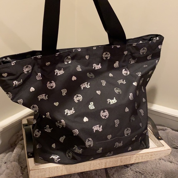 Pink zipper tote - Picture 3 of 6